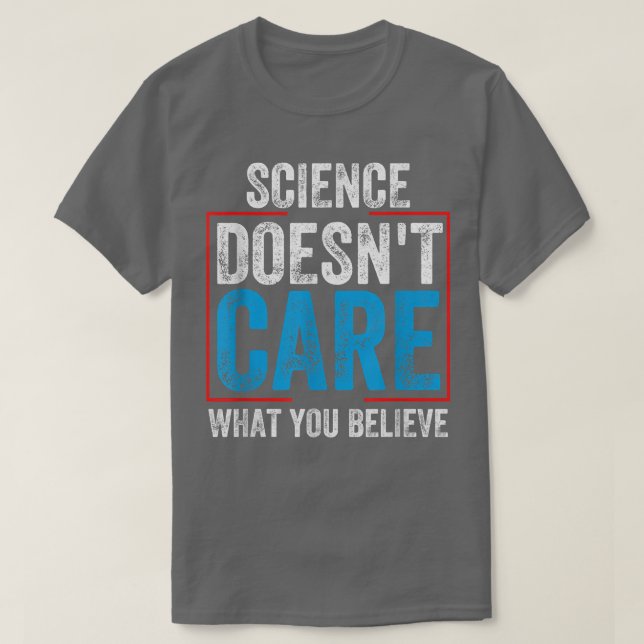 Science Tröja för lärare Science bryr sig inte vad (Design framsida)