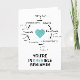 Science Valentine Krebs cycle Biology Heart Helgkort