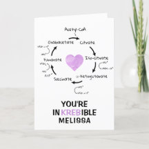 Science Valentine Krebs cycle Biology Heart Nerd