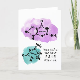 Science Valentine.. Vi skulle göra det bästa Pair- Helgkort