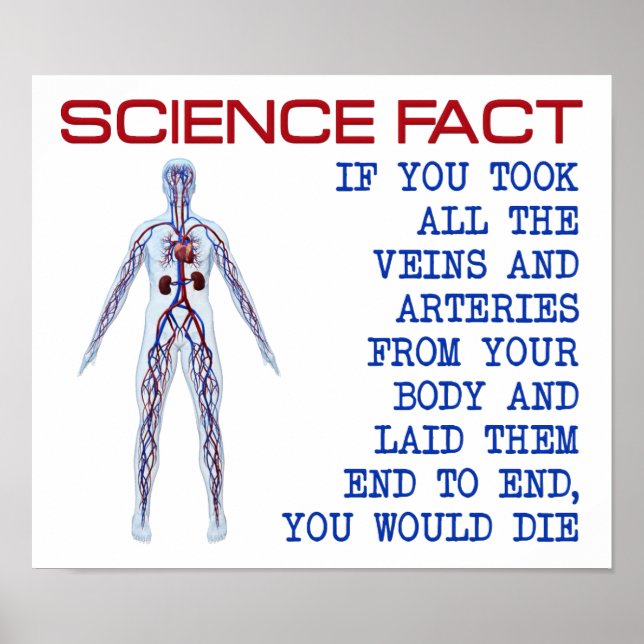 Science Veins Funny Poster (Framsidan)