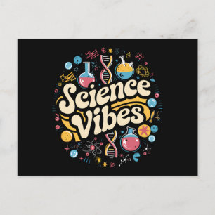 Science Vibes Groovy Första dagen tillbaka till sk Vykort