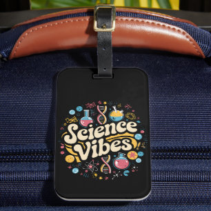 Science Vibes Groovy Första Skoldagen Bagagebricka