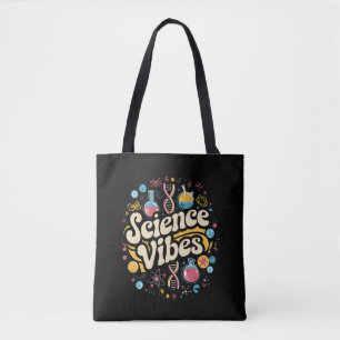 Science Vibes Groovy Första Skoldagen Tygkasse