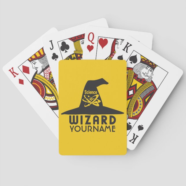 Science Wizard anpassningsbar färg spelar kort Spelkort (Baksidan)