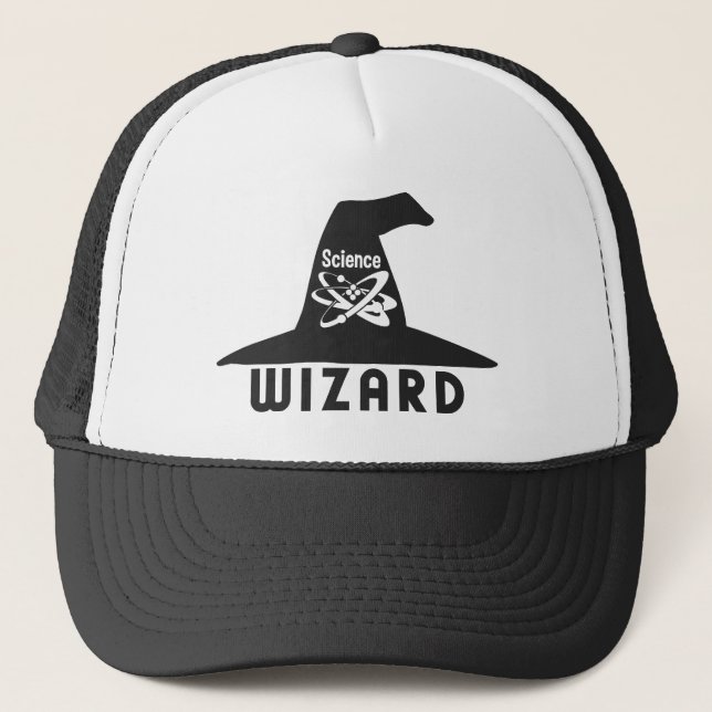 Science Wizard hat - välj färg Truckerkeps (Framsida)