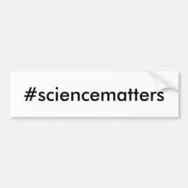 #sciencematrar Bumber Sticker Bildekal