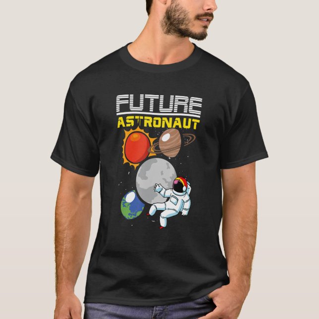 Scientist Astronomy Rymden Travel Future Astr T Shirt (Framsida)