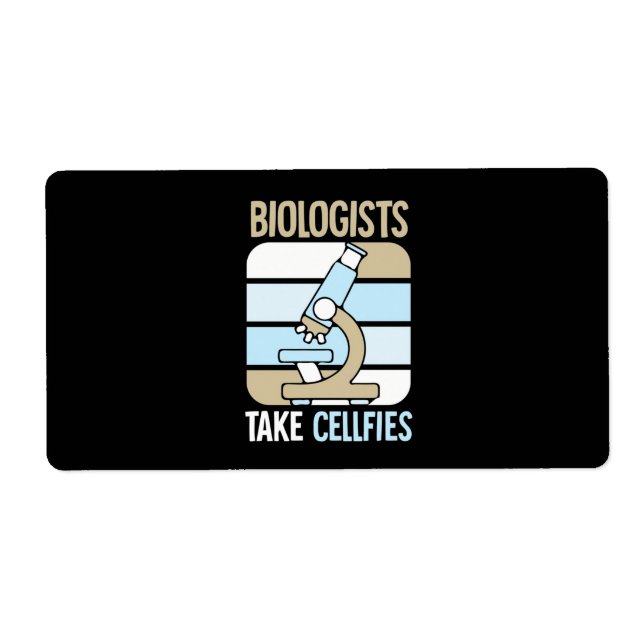 Scientist Gift | Biologer tar celler Fraktsedel (Framsidan)