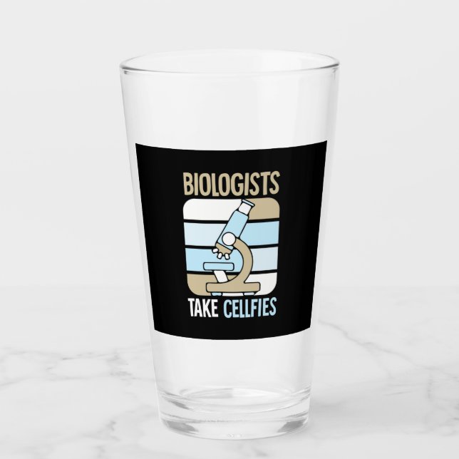 Scientist Gift | Biologer tar celler Glaskopp (Framsida)
