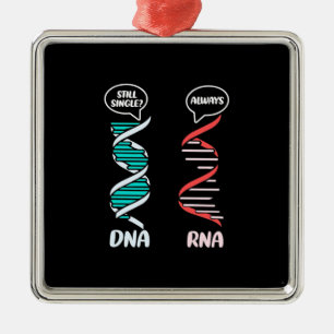 Scientist Gift Biologilärare Rna Julgransprydnad Metall