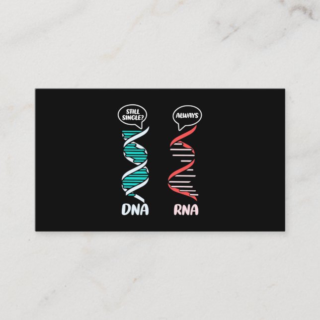 Scientist Gift | Biologilärare Rna Visitkort (Framsida)
