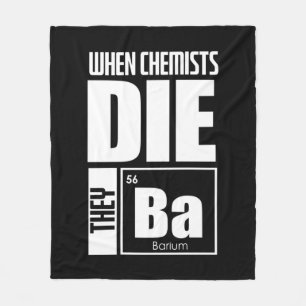 Scientist Gift Fin kemi Fleecefilt