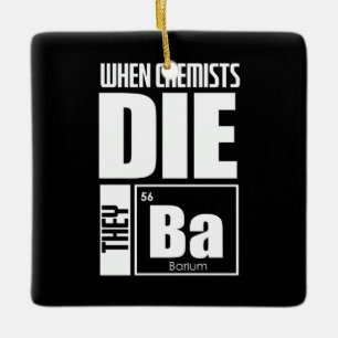 Scientist Gift   Fin kemi Julgransprydnad Keramik