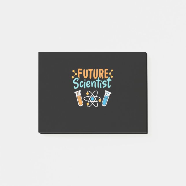Scientist Gift | Framtida forskare Post-it Block (Framsida)