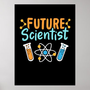 Scientist Gift Framtida forskare Poster