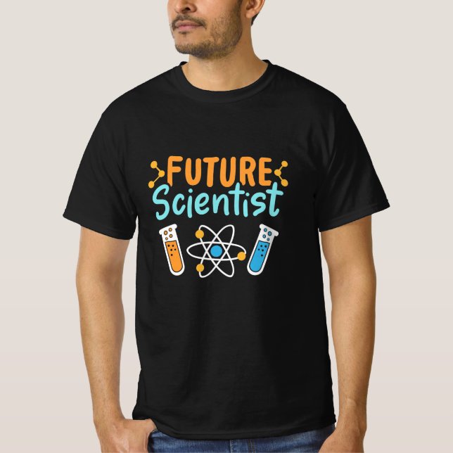 Scientist Gift | Framtida forskare T Shirt (Framsida)