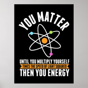 Scientist Gift Fysikalisk vetenskap Poster