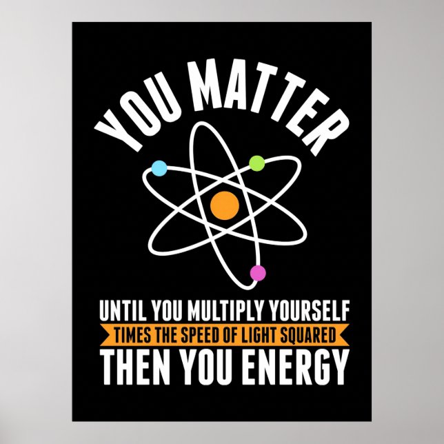 Scientist Gift | Fysikalisk vetenskap Poster (Framsidan)