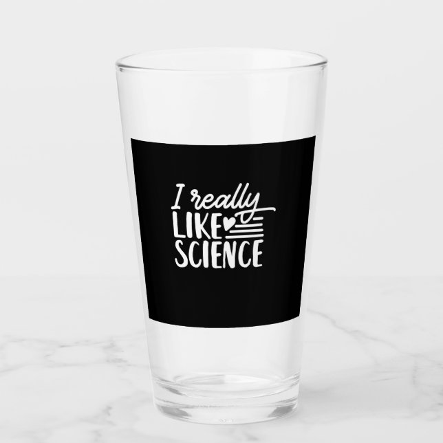 Scientist Gift | I Verkligen like Science Glaskopp (Framsida)
