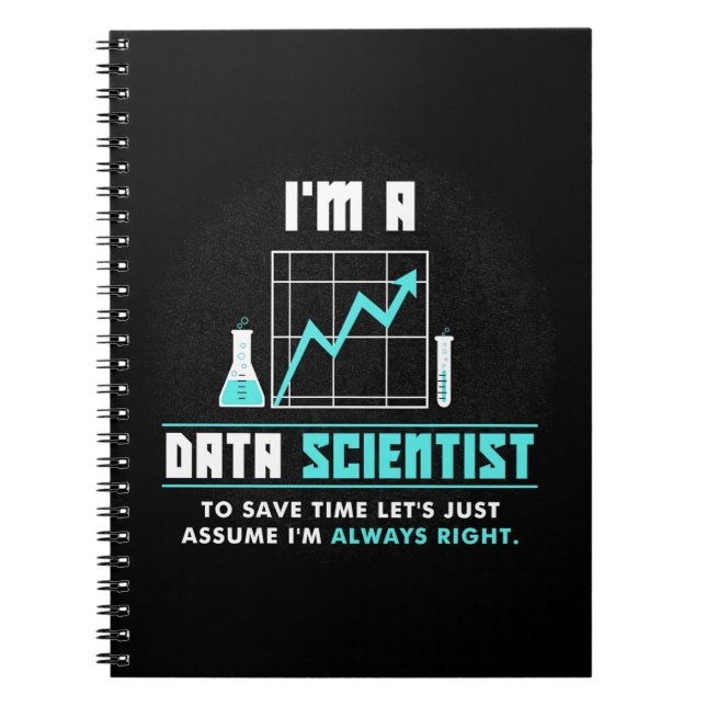 Scientist Gift | Jag är datatekniker Anteckningsbok (Framsidan)