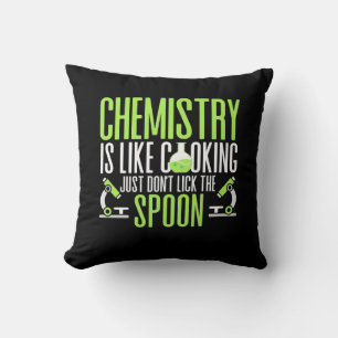 Scientist Gift Kemi är som kokning Kudde