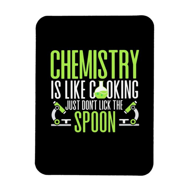 Scientist Gift | Kemi är som kokning Magnet (Vertikal)