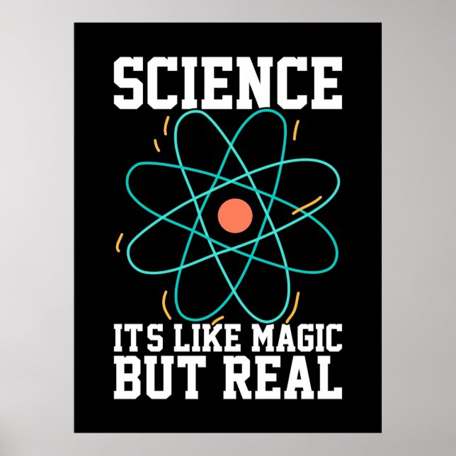 Scientist Gift | Vetenskap som liknar magi Poster (Framsidan)