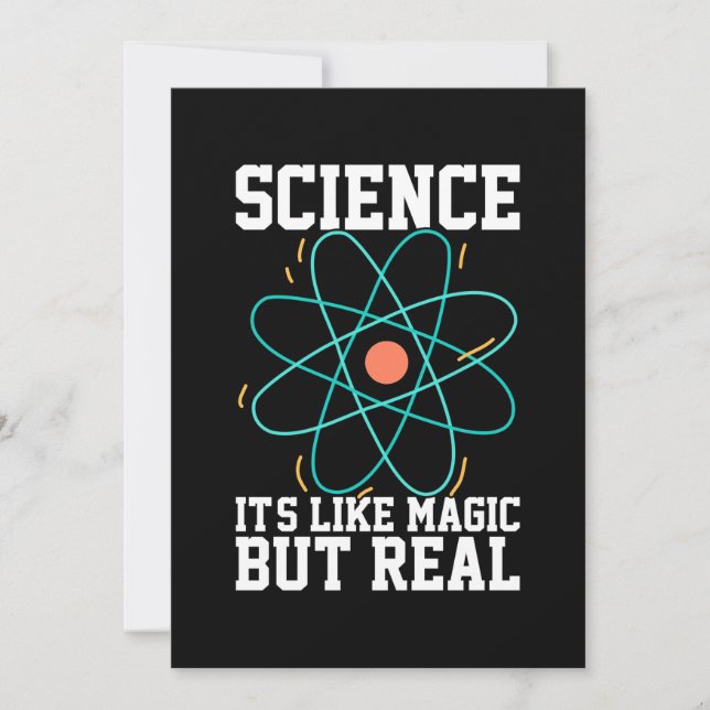Scientist Gift | Vetenskap som liknar magi Spara Datumet (Framsida)