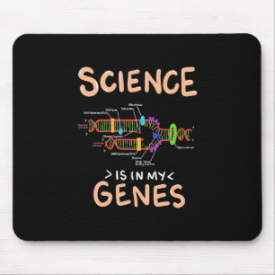 Scientist Gift Vetenskapen finns i mina gener Musmatta