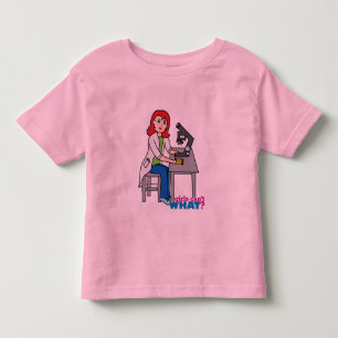 Scientist Girl - Light/Red Tee