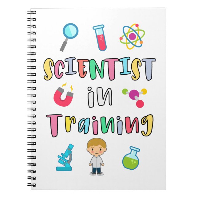 Scientist in Training for Young Scientists Anteckningsbok (Framsidan)