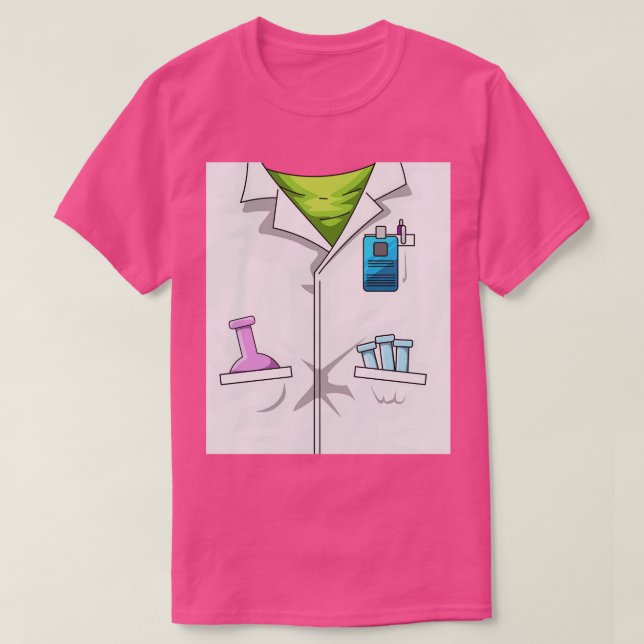 Scientist Lab Jackar Scientist Costume T Shirt (Design framsida)