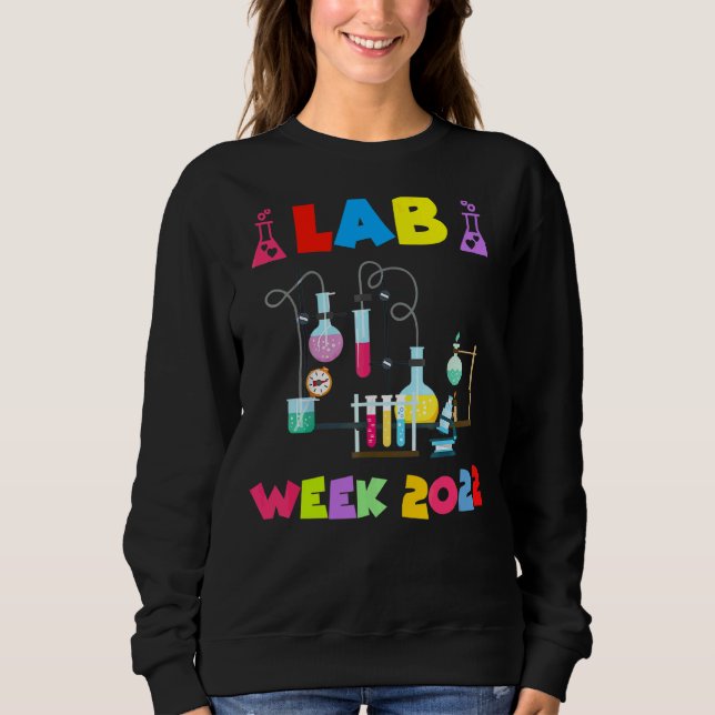 Scientist Lab Week 2022 Experiment Lab Nerdy Lab T Shirt (Framsida)