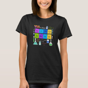 Scientist Science Chemistry Fläkt Inslag Teacher F T Shirt