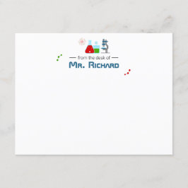Scientist Science Teacher Researcher Stationery Inbjudningar