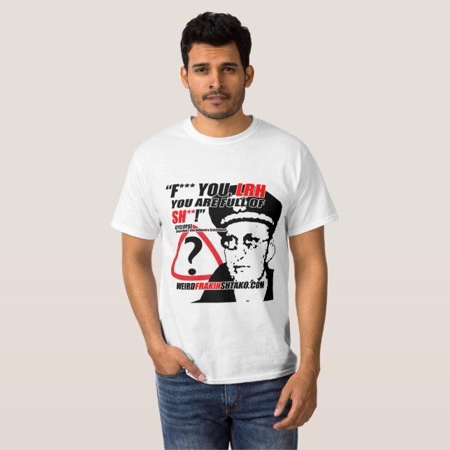 Scientologyen - värdera utslagsplatsen t shirt (Hel framsida)