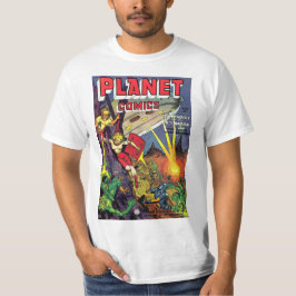 Scifi Alien Comic Comics 80s 70s Retro Vintage Sci T Shirt