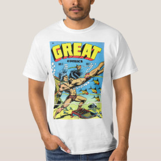 Scifi Alien Comic Comics 80s 70s Retro Vintage T Shirt