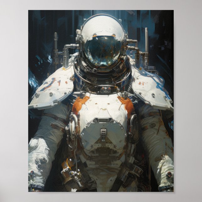 Scifi Art Poster: John Berkey samlar in verk Poster (Framsidan)