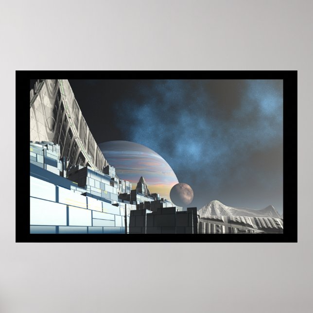 SciFi City Poster (Framsidan)