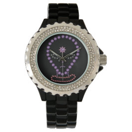 SciFi Rhinestone Alien Armbandsur