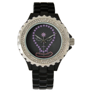 SciFi Rhinestone Alien Armbandsur