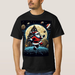 Scifi Santa Crypto jul T-Shirt