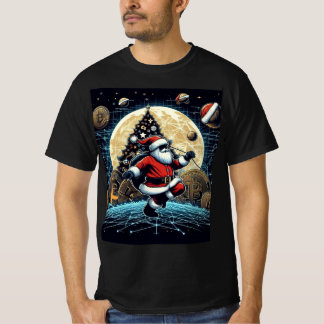 Scifi Santa Crypto jul T-Shirt