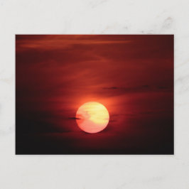Scifi Sunset Vykort