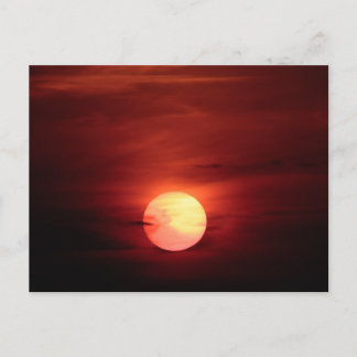 Scifi Sunset Vykort