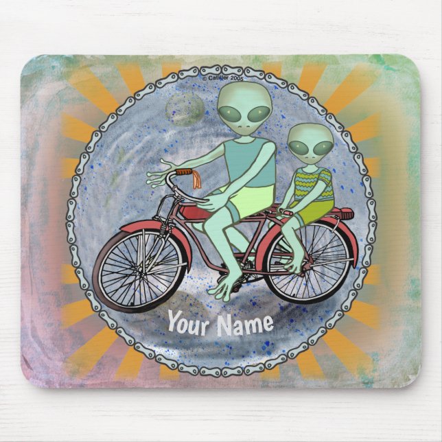 Scifi-utomladdning Cyklar Musmattor (Framsidan)