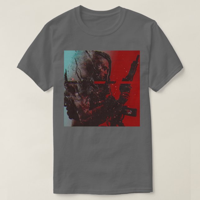Scifi Warrior T Shirt (Design framsida)