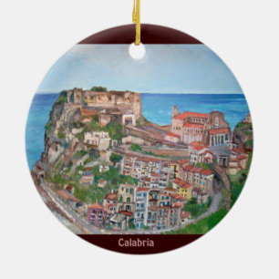Scilla Calabria - prydnad Julgransprydnad Keramik